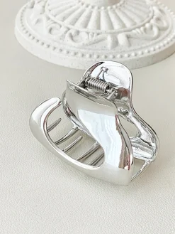 Silver Effect Hair Claw