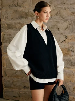 Single Piece Plain Sweater Vest
