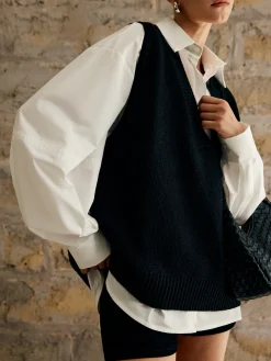 Single Piece Plain Sweater Vest