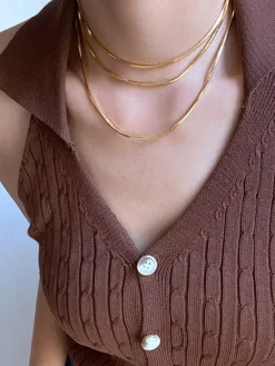 Snake Chain Layered Necklace