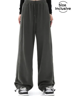 Solid Baggy Sweatpants