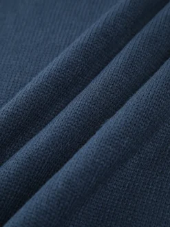 Solid High Neck Knit Sweater