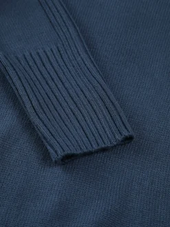 Solid High Neck Knit Sweater