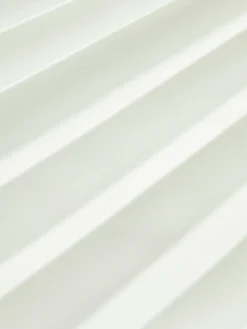 Solid Pleated Strapless Split Dress