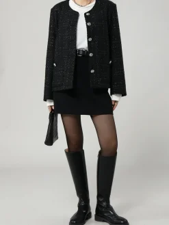 Solid Pocket Mini Skirt