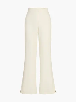 Solid Straight Leg Pants