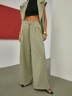 Solid Tailored Belted Vest