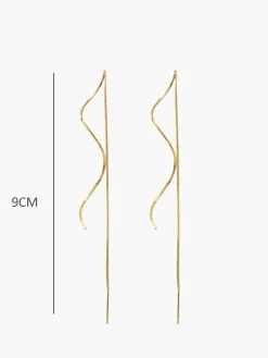 Spiral Tassel Earrings