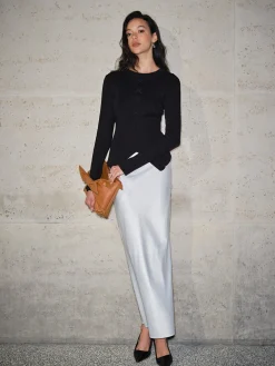 Split Cinched Waist T-Shirt