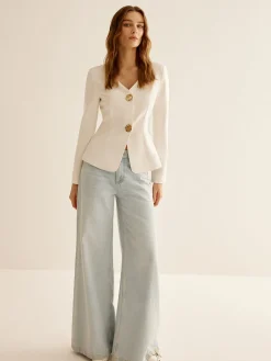 Split Skinny Blazer