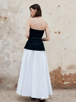 Split Tube Top Without Belt