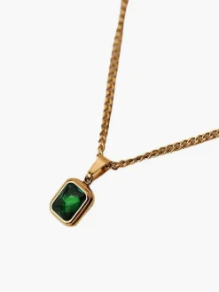 Spring Green Pendant Necklace