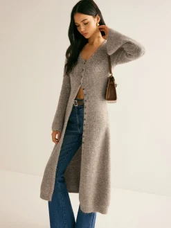 Stacking V-Neck Split Breasted Sweater Dress