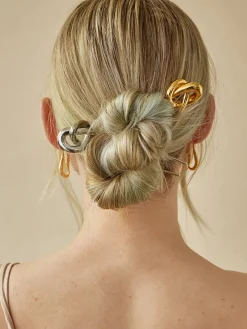 Stainless Knotted Hairpin
