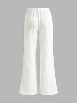 Stand Collar Bishop Sleeve Pants Set