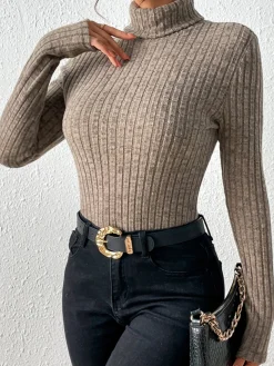 Stand Collar Brushed Top