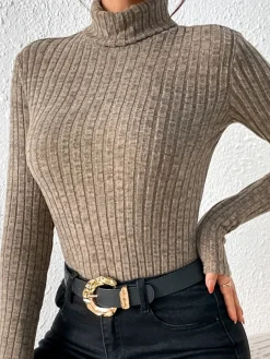 Stand Collar Brushed Top
