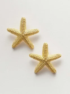 Starfish Design Beach Holiday Earrings