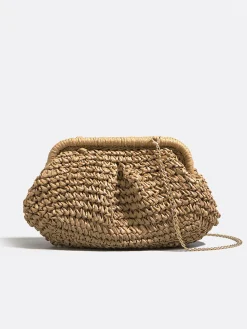 Straw Clutch Bag