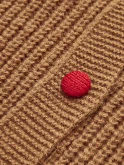 Strawberry Embroiled Button Cardigan