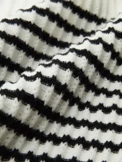 Stripe Panel Sweater Vest