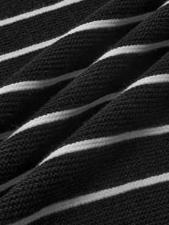 Striped V-Neck Tie Front Sweater Vest