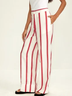 Striped Wide Leg Pants