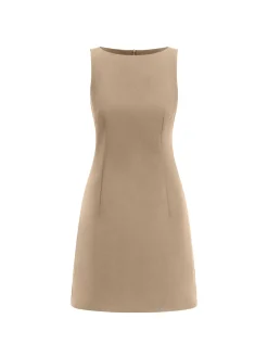 Suiting Sleeveless Short Dress