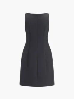 Suiting Sleeveless Short Dress