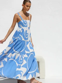 Sun Print Cami Long Dress