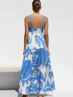 Sun Print Cami Long Dress