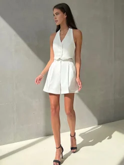 Tailored Suit Shorts Set
