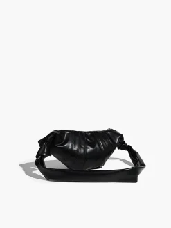 Textured Croissant Crossbody Bag