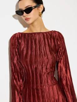 Textured Slim Short Dress