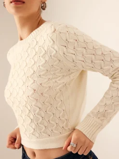 Tie Back Crop Sweater