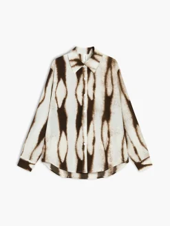 Tie Dye Oversized Button Down Shirt
