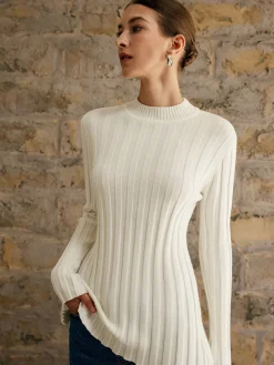 Tie Open Back Knit Top