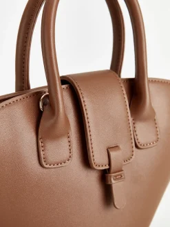 Top Handle Basket Bag