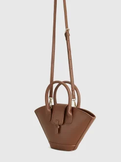 Top Handle Basket Bag