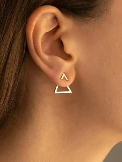 Triangle Stud Earrings