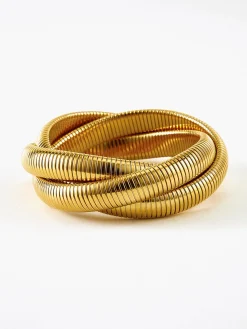 Triple Hoop Twist Bracelet