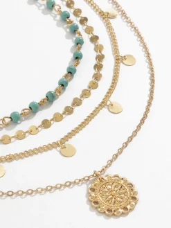 Turquoise Multi-Layered Necklace