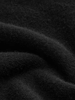Turtleneck Button Belted Sweater Dress