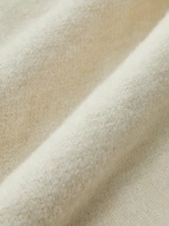 Turtleneck Contrast Button Cardigan
