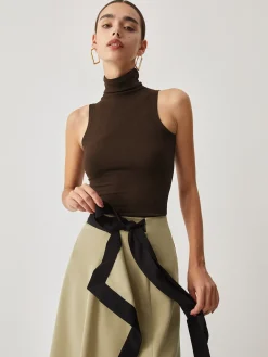 Turtleneck Rib Top