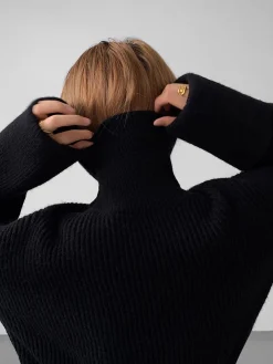 Turtleneck Ribbed Warm Sweater