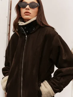 Turtleneck Zipper Fleece Jacket