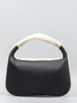 Two Tone Fleece Zipper Armpit Bag