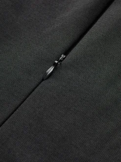 Two Tone Panel Pleated Dress