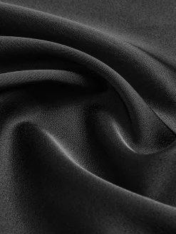 Two Tone Pleated Drawstring Dress